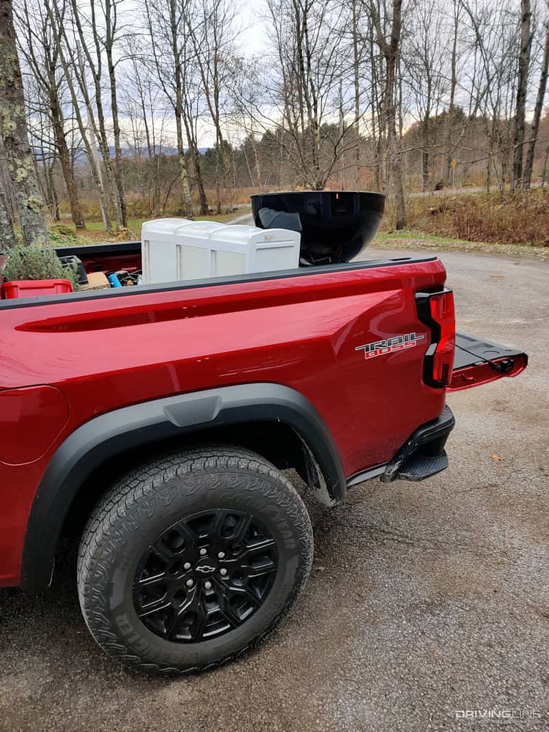 2023 Chevrolet Colorado Trail Boss cargo bed full