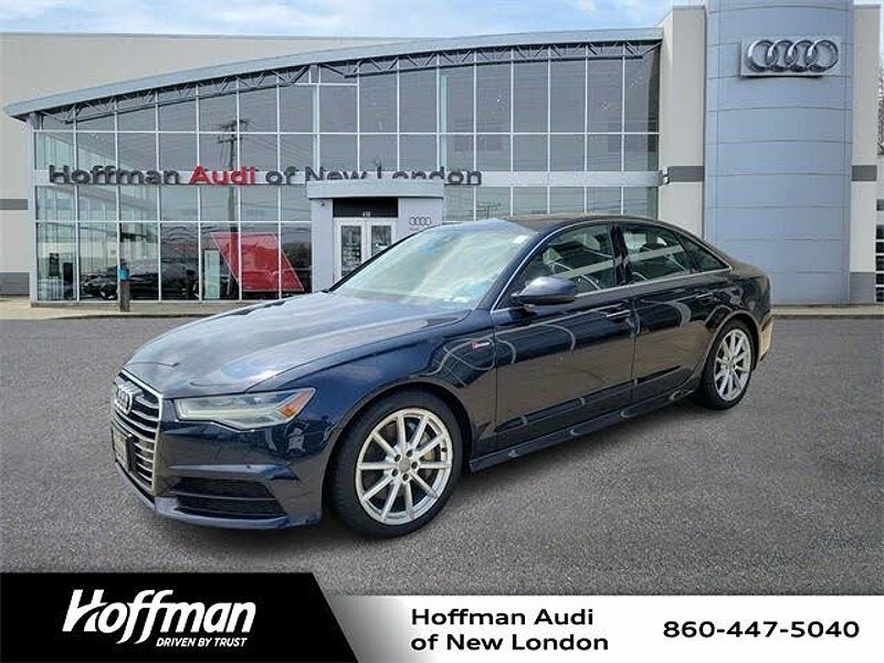 Blue 2017 Audi A6