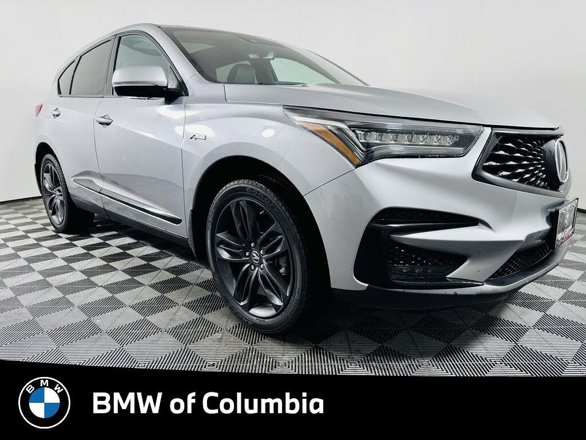 Silver 2020 Acura RDX SH-AWD with A-Spec Package